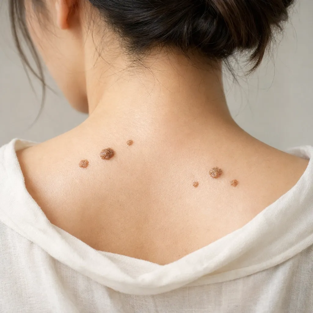 体のしみ・いぼの種類を部位ごとに紹介